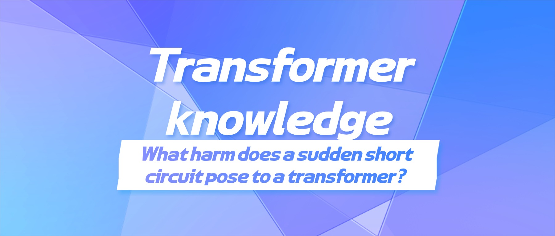 What harm does a sudden short circuit po