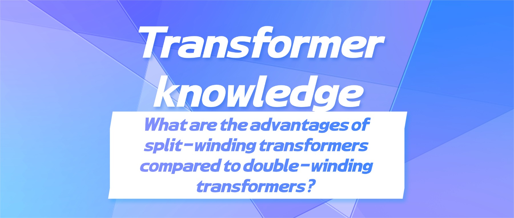 What are the advantages of split-winding