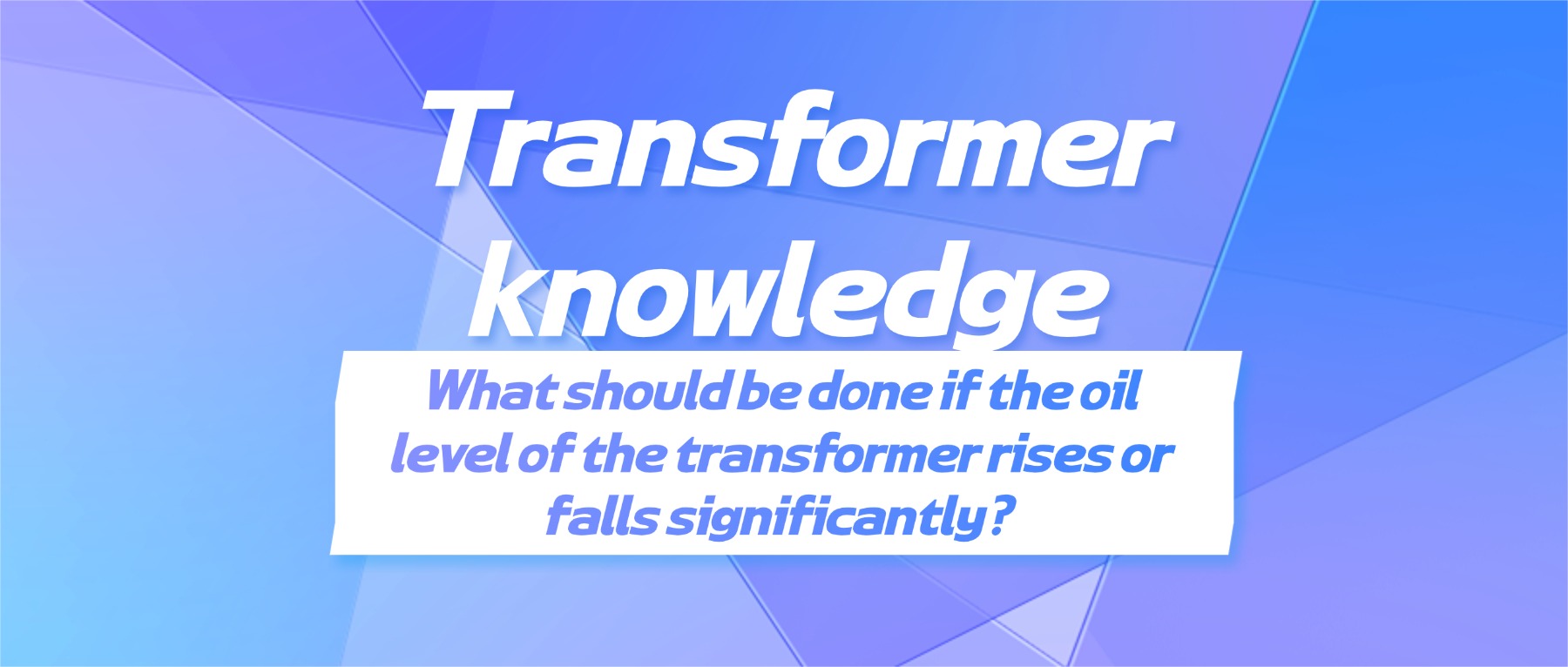 What should be done if the oil level of 